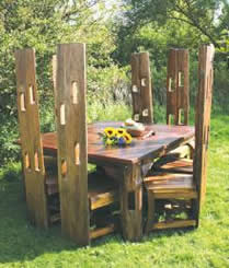 fencepost dining table