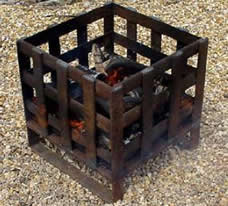 iron fire box large