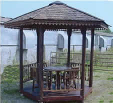 rustic gazebo